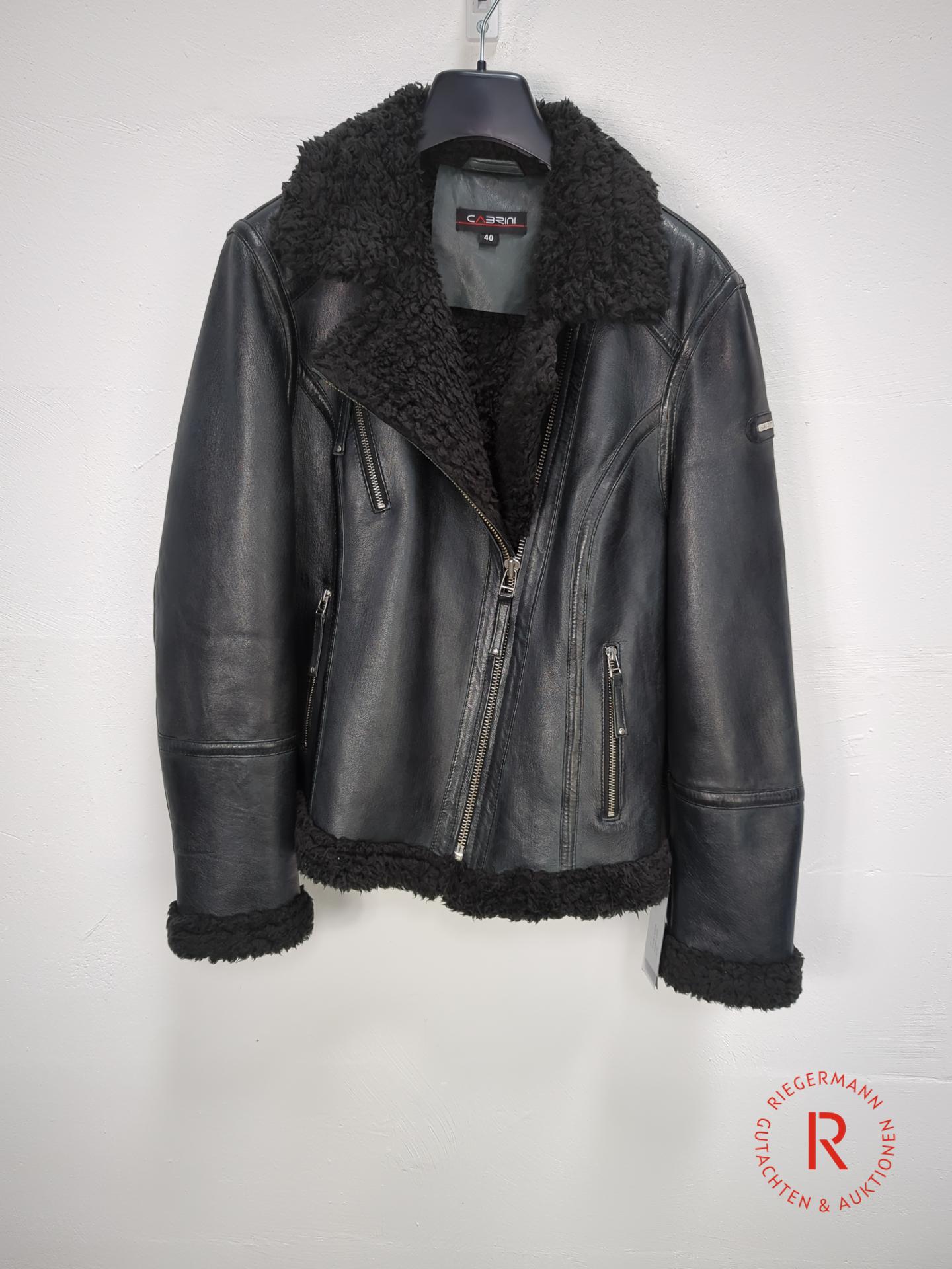 DAMEN LEDERJACKE GRÖSSE 40